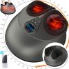 Foot Massager Electric Shiatsu Machine with Heat Kneading Vibration Air Compression Pressure Foot Spa