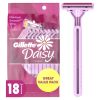 Gillette Daisy Disposable Razors for Women;  2-Bladed;  18 Count