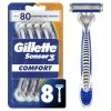 Gillette Sensor3 Men's Disposable Razor;  8 Razors