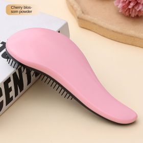 British Princess's comb of the same style Women's air bag comb curly hair massage comb anti-knotting hair comb portable comb manufacturer wholesale (colour: Cherry blossom powder)